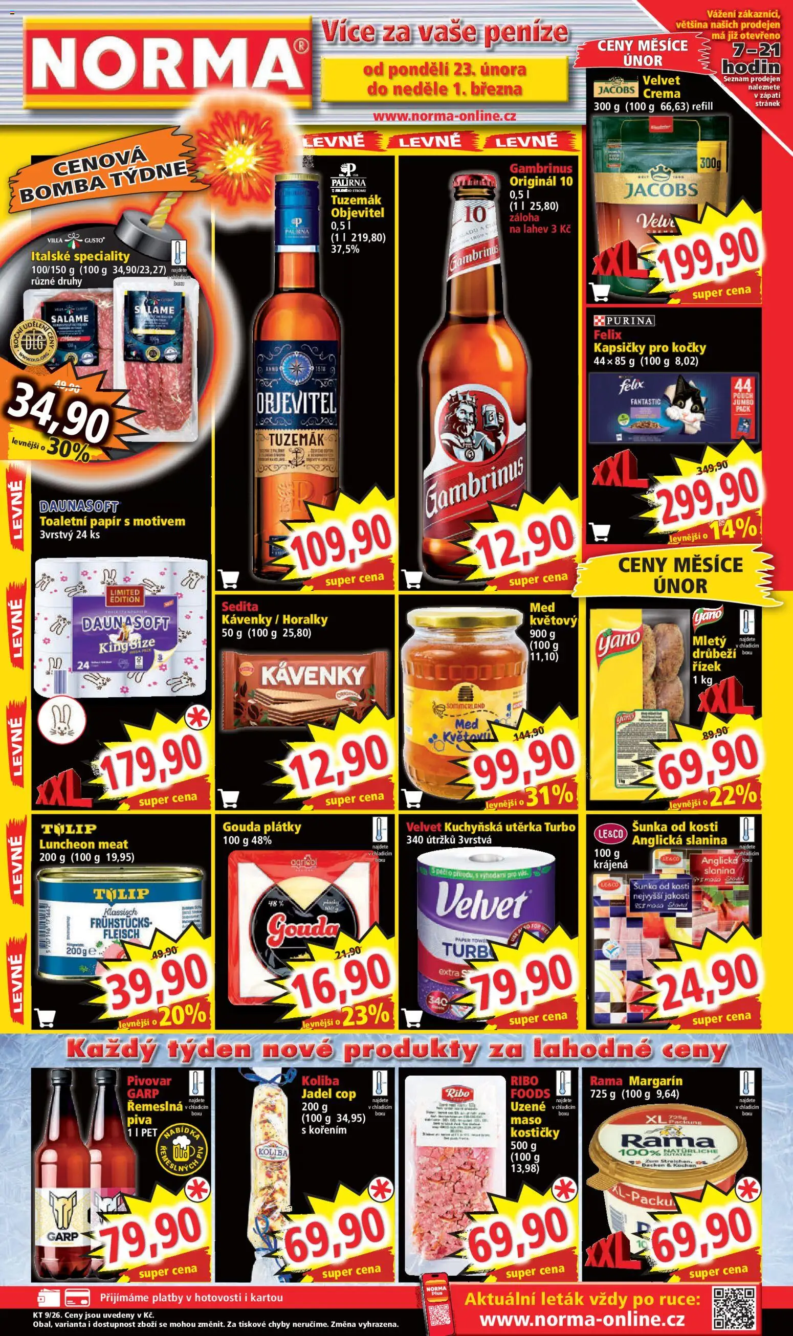 Náhled nabídky: Norma Leták platný od 23.02.2026