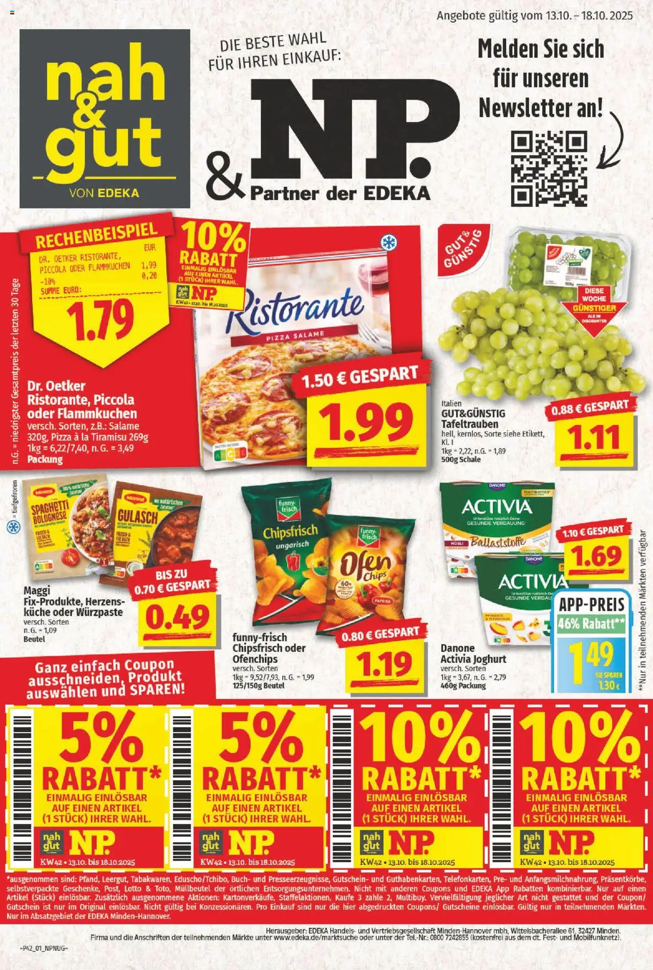 NP Discount Prospekt (vom 13.10.2025 - 18.10.2025)
