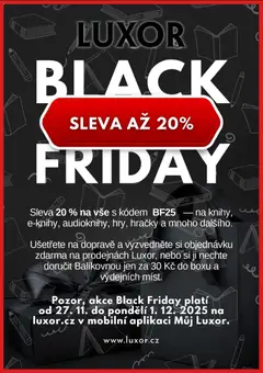 Náhled nabídky: Luxor Black Friday platný od 27.11.2025