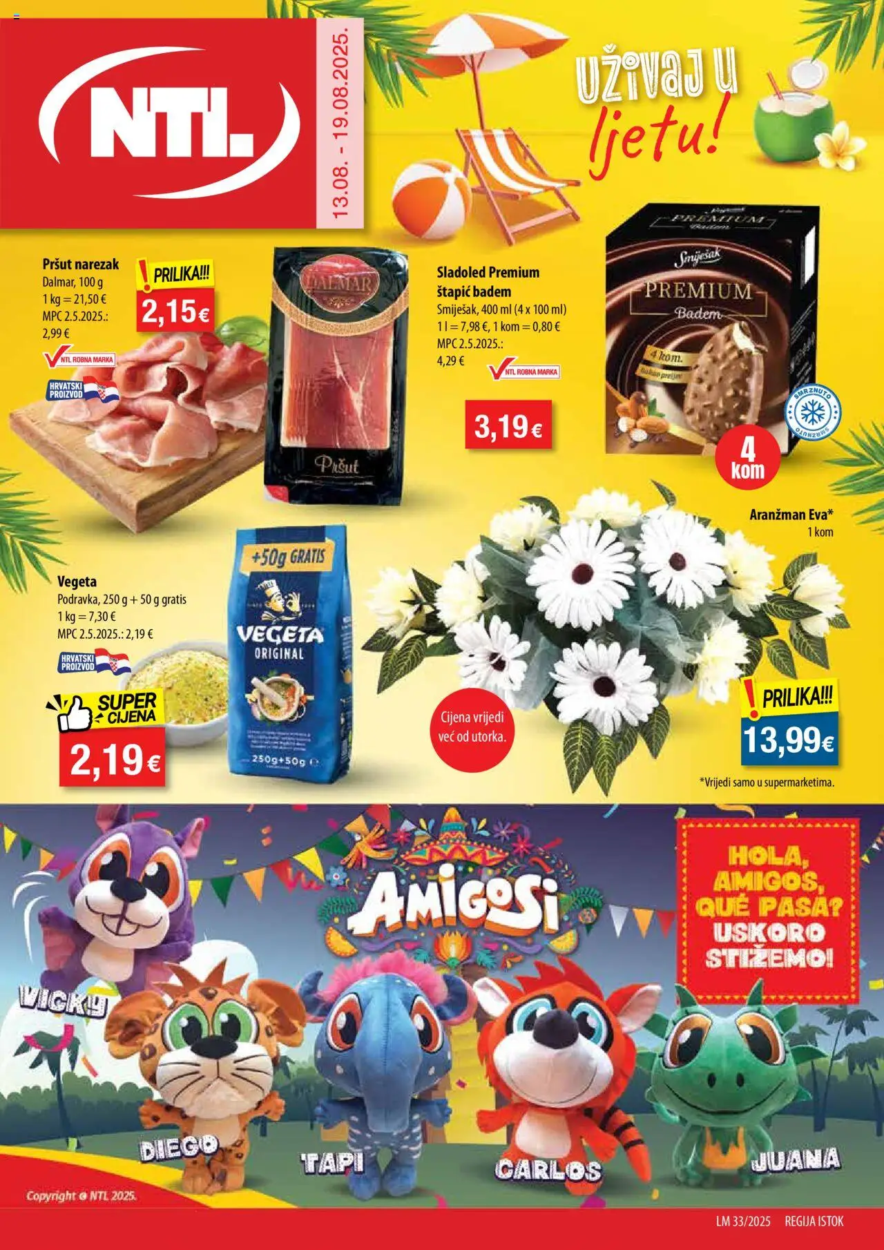 NTL aktualni Katalog vrijedi od 13.08.2025 - tjedna akcija broj stranice 1