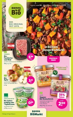 Vorschau der Angebote: Denns BioMarkt Angebote gültig ab 22.10.2025