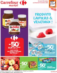 Prévisualisation de Catalogue de la semaine 44 du magasin Carrefour Market formulaire valide 28/10/2025