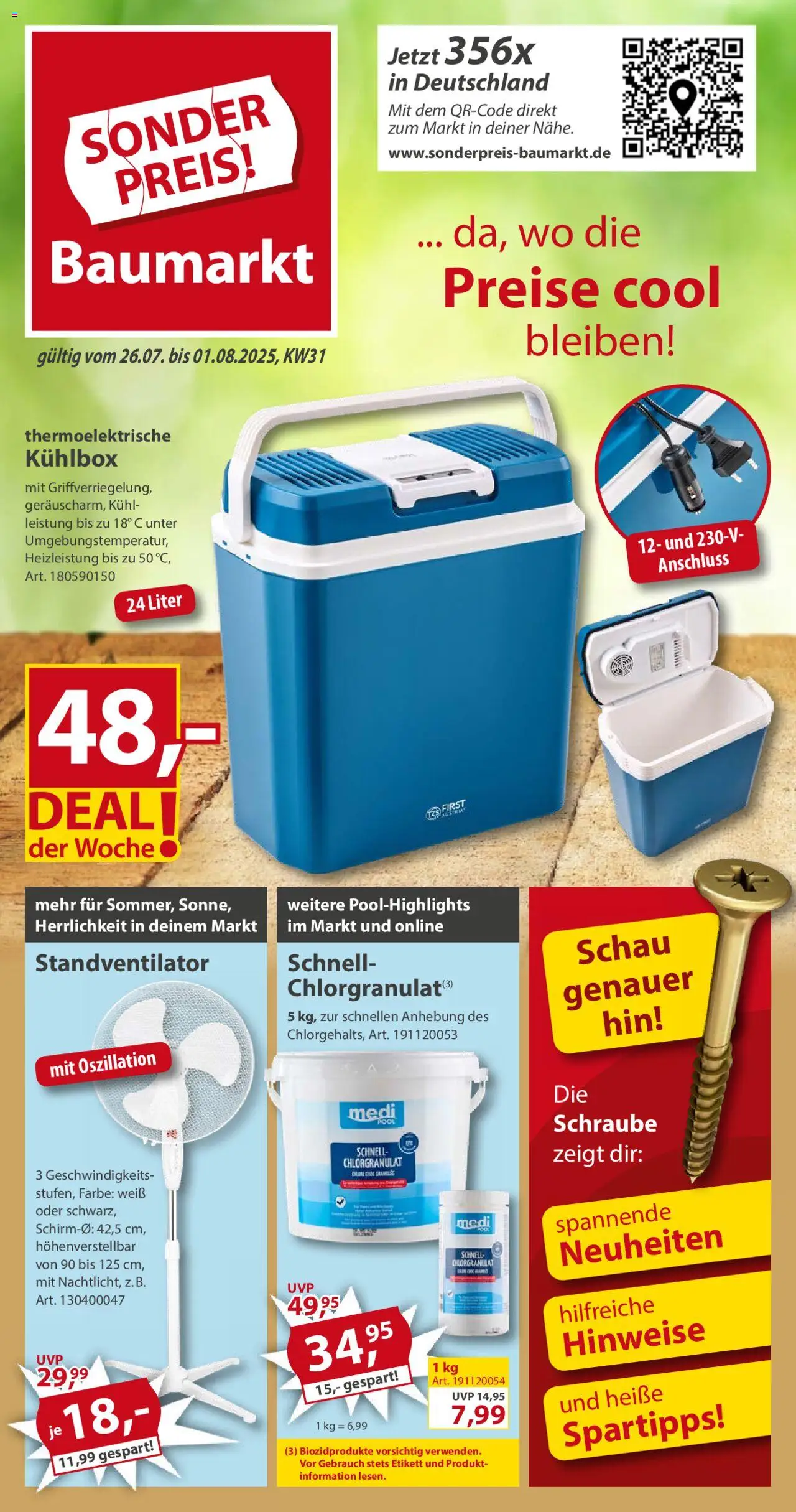 Sonderpreis Baumarkt Prospekt (vom 26.07.2025 - 01.08.2025)