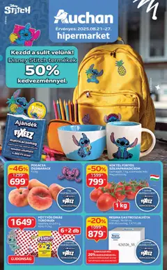 Auchan - Akciós újság Auchan megtekintése, amely érvényes 2025.08.21.-től