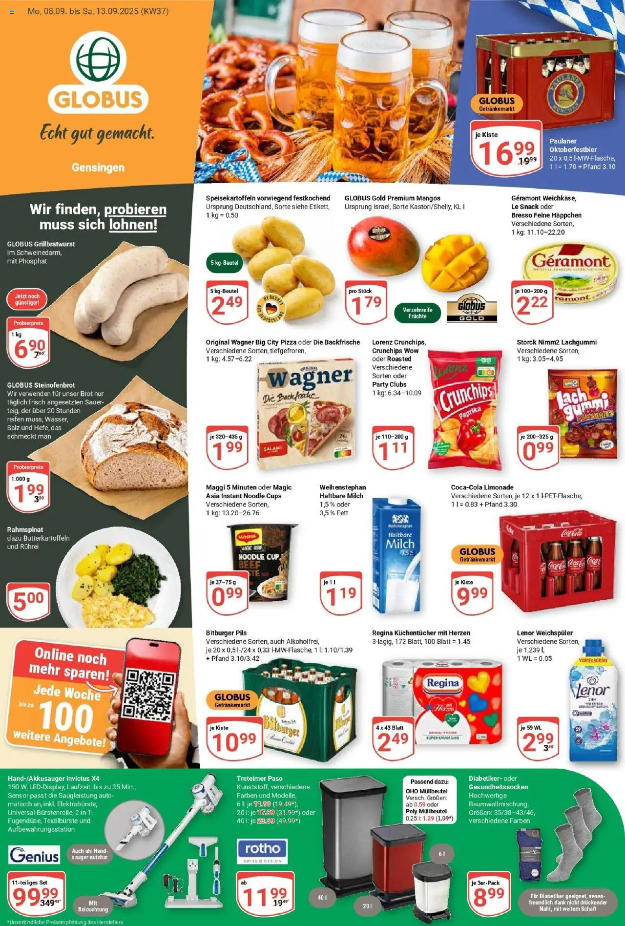 Globus Prospekt ab Montag 07.09.2025 > Prospekt Gensingen	