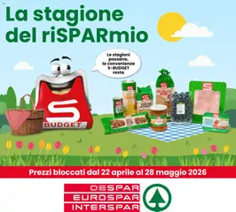 Anteprima dell'opuscolo Interspar volantino riSPARmio dal negozio Interspar valido da 22/04/2026