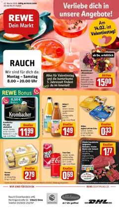 Vorschau von dem Prospekt des Geschäftes Rewe, gültig ab dem 09.02.2026