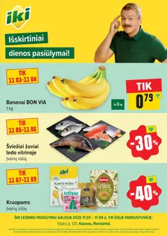 IKI parduotuvės leidinio Leidinys - Specialūs pasiūlymai IKI Vijūkai parduotuvės klientams galiojančio nuo 2025.11.03 peržiūra