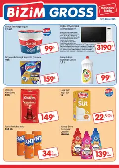 Bizim Toptan Bizim Gross Fırsat Bülteni 09.10.2025 - Broşürünün önizlemesi
