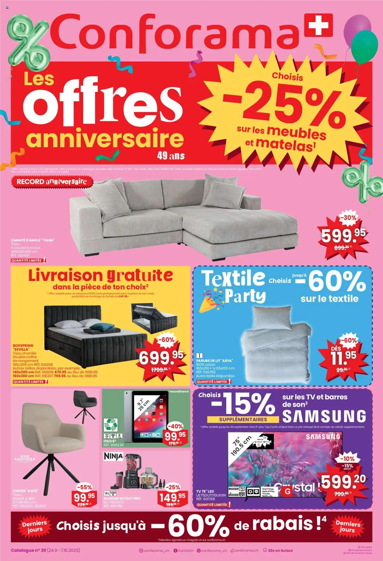 Conforama Aktionen FR ab 24.09.2025 - Seitennummer 1