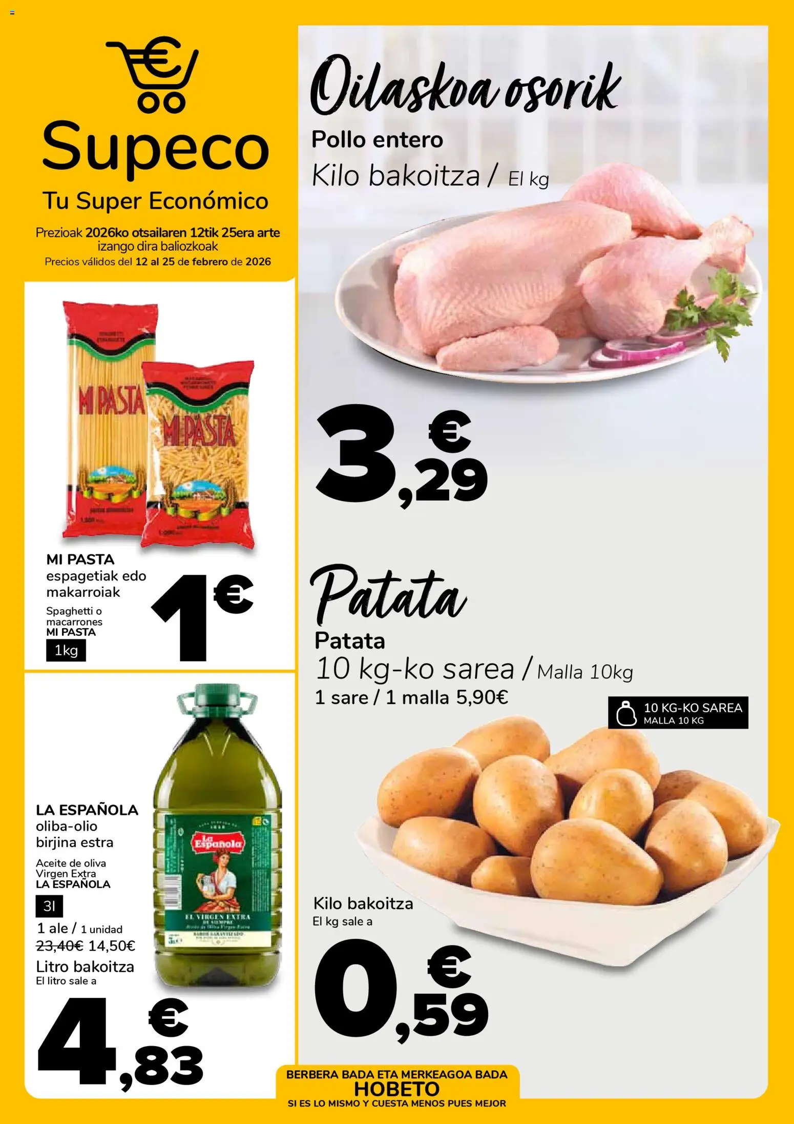 Vista previa del folleto de la tienda Supeco válido desde el 12/02/2026 