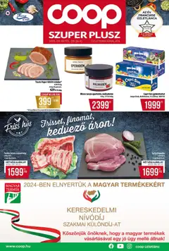COOP - Tisza - Szuper Plusz megtekintése, amely érvényes 2025.09.18.-től