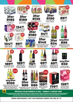 Preview of Diamond Discount Liquors flyer valid from 21/07/2025