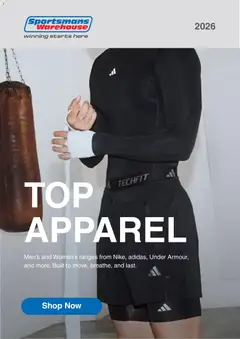 Preview of Sportsmans Warehouse flyer valid from 01/02/2026