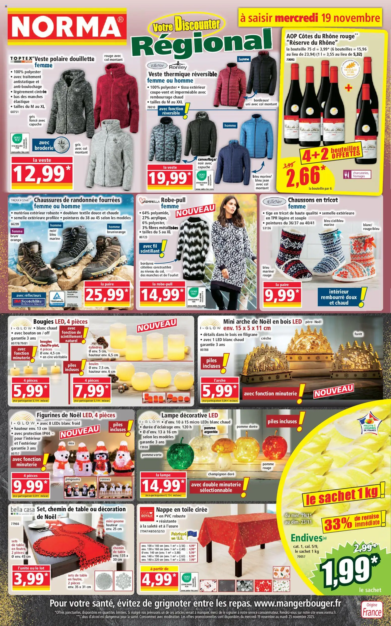 Prévisualisation de Catalogue du magasin Norma formulaire valide 19/11/2025