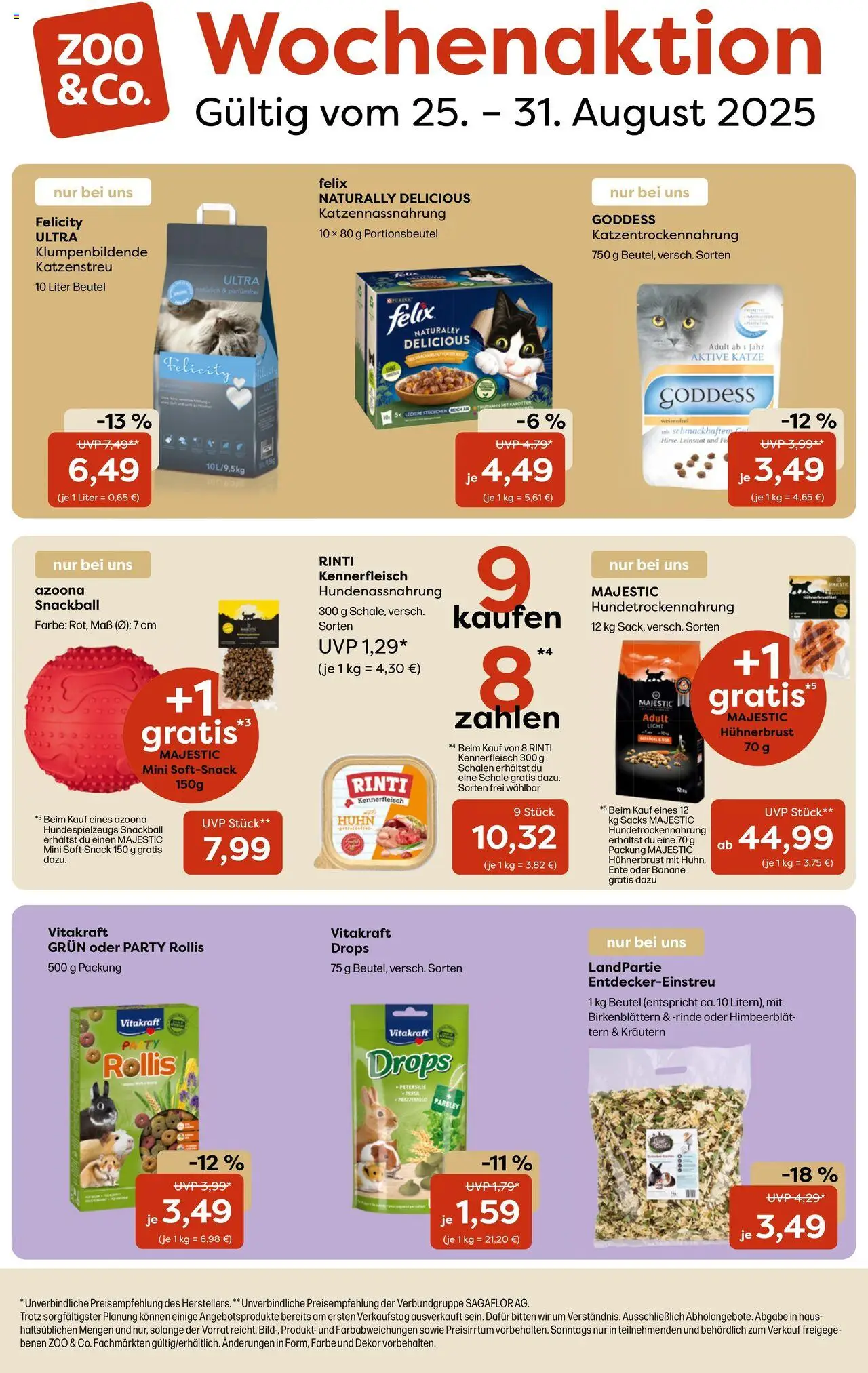 Zoo & co Prospekt (vom 25.08.2025 - 31.08.2025)