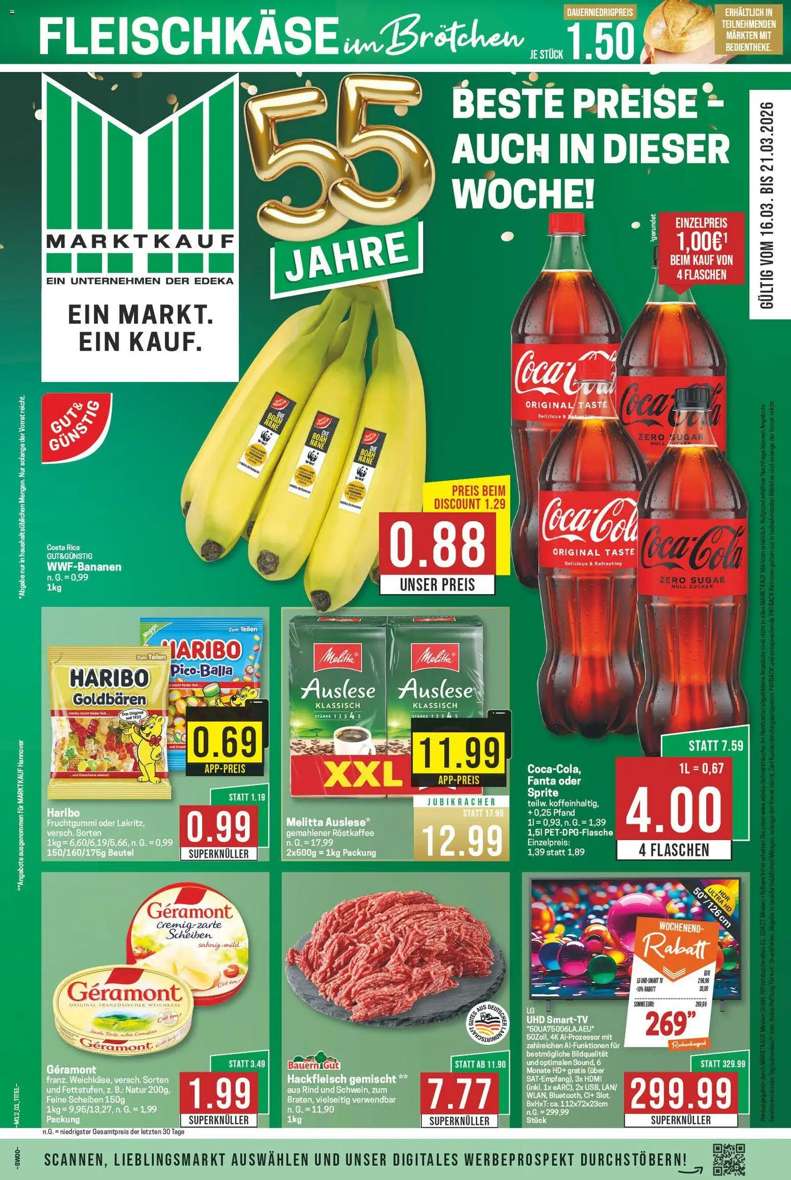 Vorschau von dem Prospekt des Geschäftes Marktkauf, gültig ab dem 16.03.2026