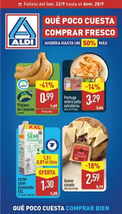 Vista previa del folleto de la tienda Aldi válido desde el 22/09/2025 