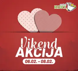 Pregled letka Vikend akcije trgovine Kort Marketi vrijedi od 06.02.2026.