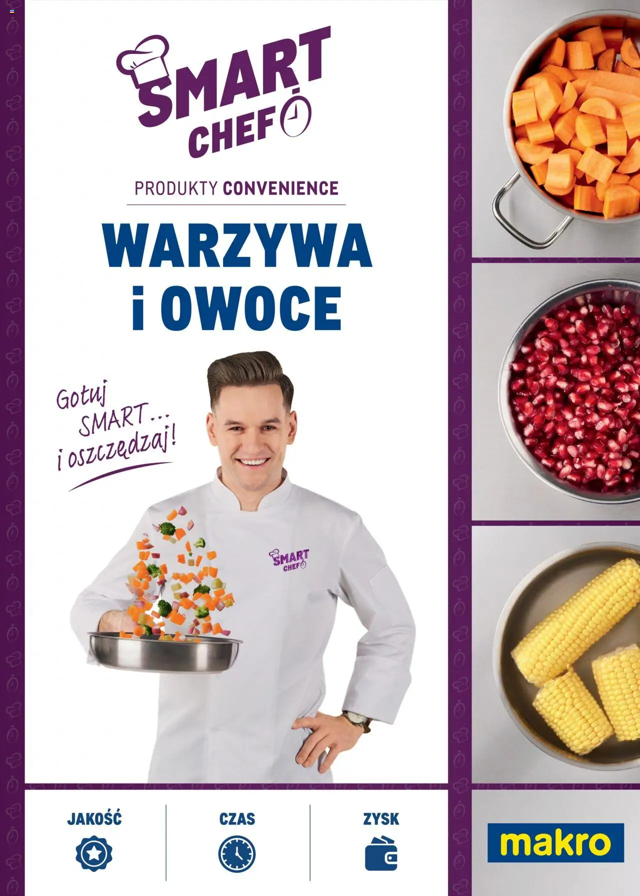 Pogląd gazetki "Smart Chef" ze sklepu Makro ważnej od 12.02.2025 - Owoce, Warzywa