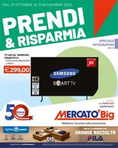 Anteprima dell'opuscolo Volantino Big dal negozio Mercatò valido da 27/10/2025