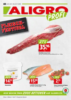 Vorschau des Merkblatts Aktionen Chavannes, Matran, Genf, Sitten vom Shop Aligro gültig von 24.11.2025 bis 29.11.2025