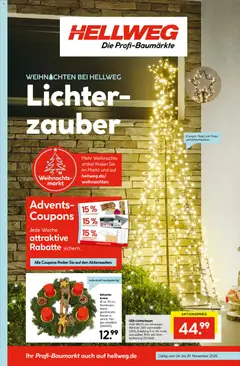 Vorschau von dem Prospekt des Geschäftes Hellweg, gültig ab dem 24.11.2025