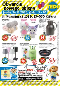 Pogląd gazetki "Kiekrz" ze sklepu TEDi ważnej od 26.11.2025