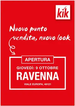 Anteprima dell'opuscolo KiK volantino fino al 08.10.2025 dal negozio KiK valido da 05/10/2025