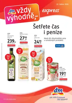 Náhled nabídky: dm drogerie Leták - Express platný od 22.01.2026