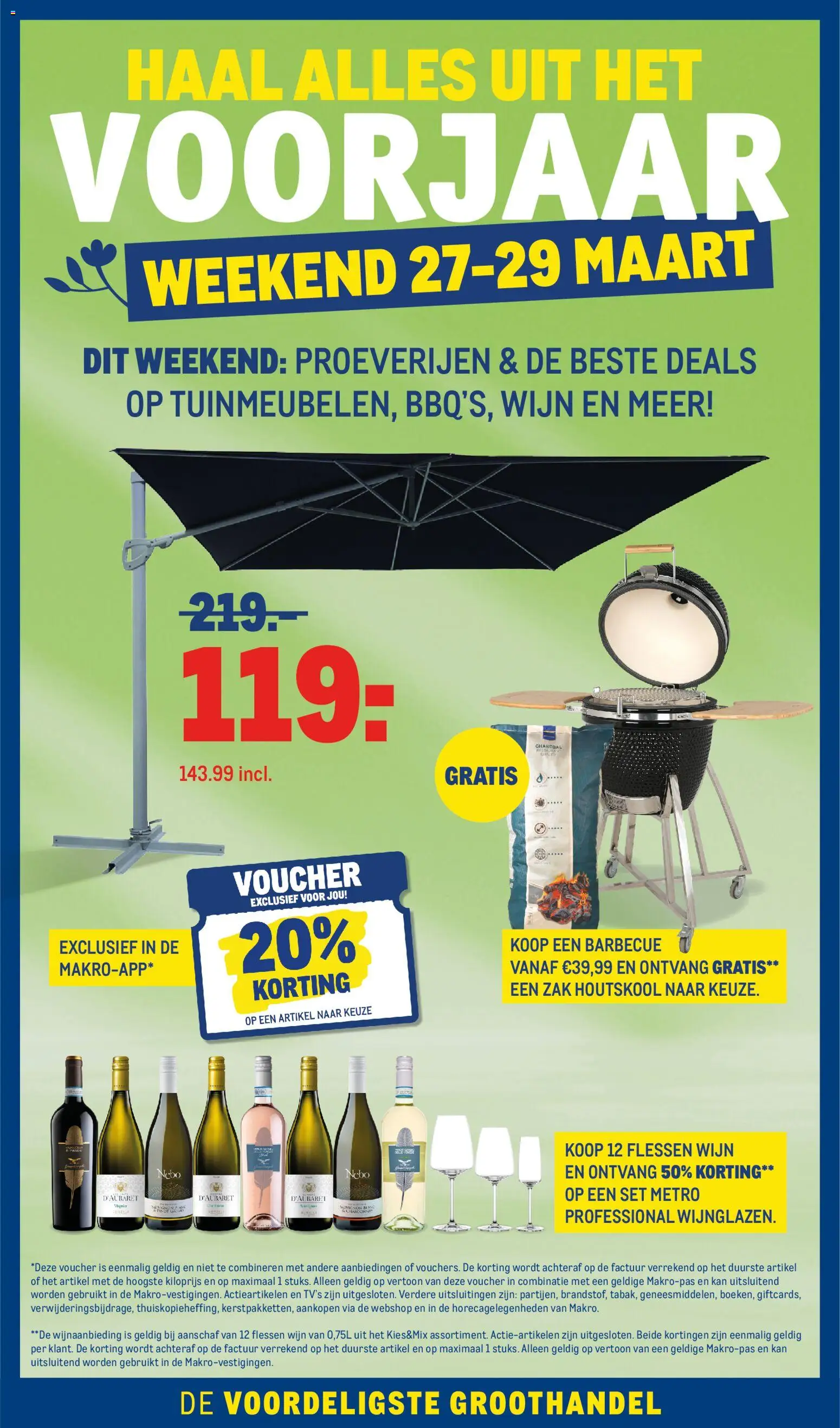 Voorbeeld van Makro folder - Voorjaarsweekend van winkel Makro geldig vanaf 27-03-2026