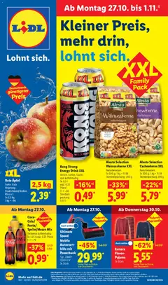 Vorschau von dem Prospekt des Geschäftes Lidl, gültig ab dem 27.10.2025