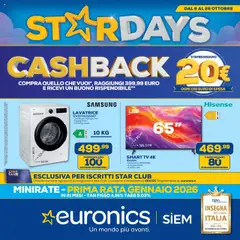 Anteprima dell'opuscolo Volantino Puglia dal negozio Euronics valido da 09/10/2025