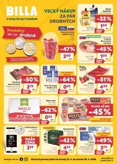 Náhľad Billa letáku platného od 22.04.2026