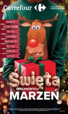 Pogląd gazetki "Święta spełnionych marzeń" ze sklepu Carrefour ważnej od 10.11.2025