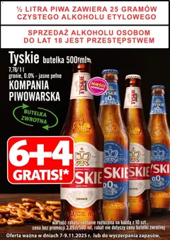 Pogląd gazetki "Promocja - Piwo Tyskie Gronie, 0.0%" ze sklepu Prim Market ważnej od 07.11.2025