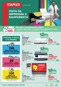 Pré-visualização do folheto da loja Staples válida a partir de 09/10/2025