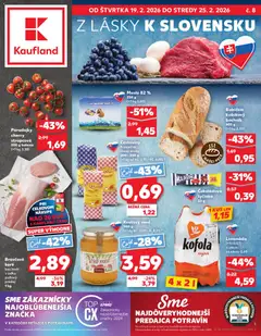 Kaufland SK - Akciós újság Kaufland SK megtekintése, amely érvényes 2026.02.19.-től