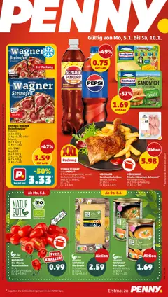 Vorschau von dem Prospekt des Geschäftes Penny, gültig ab dem 05.01.2026