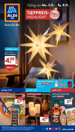 Vorschau von dem Prospekt des Geschäftes Aldi Süd, gültig ab dem 03.11.2025