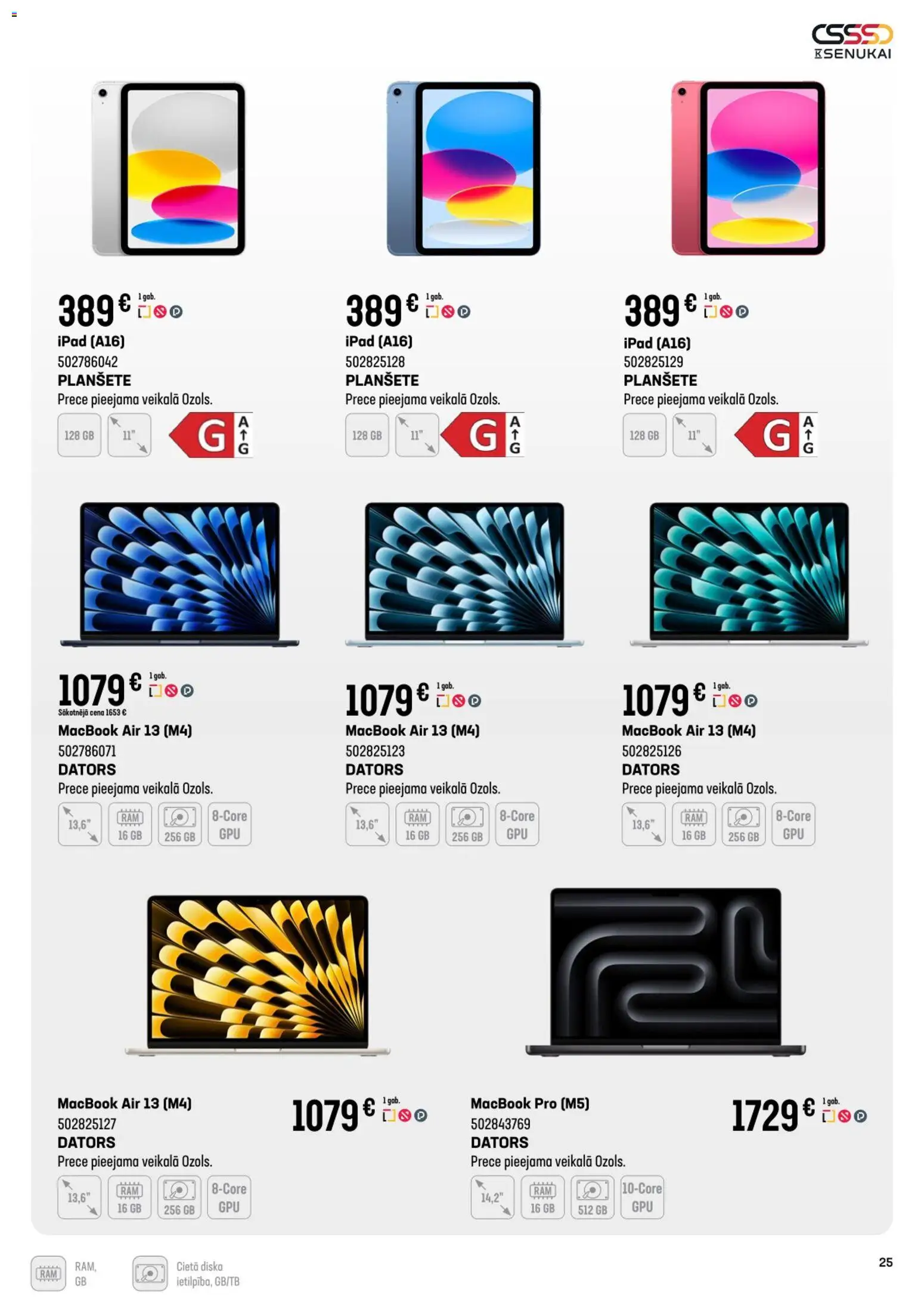 Skatīt K-Senukai akciju bukletu, derīgs no 2025.12.03