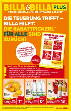 Vorschau der Angebote: Billa Salzburg gültig ab 02.10.2025