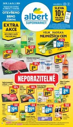 Náhled nabídky: Albert Albert leták - Supermarket - Brno platný od 18.03.2026