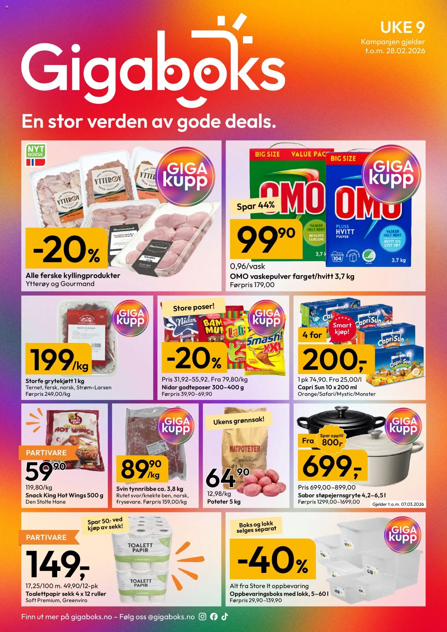 Forhåndsvis Kundeavis fra butikk Gigaboks gyldig fra 23/02/2026