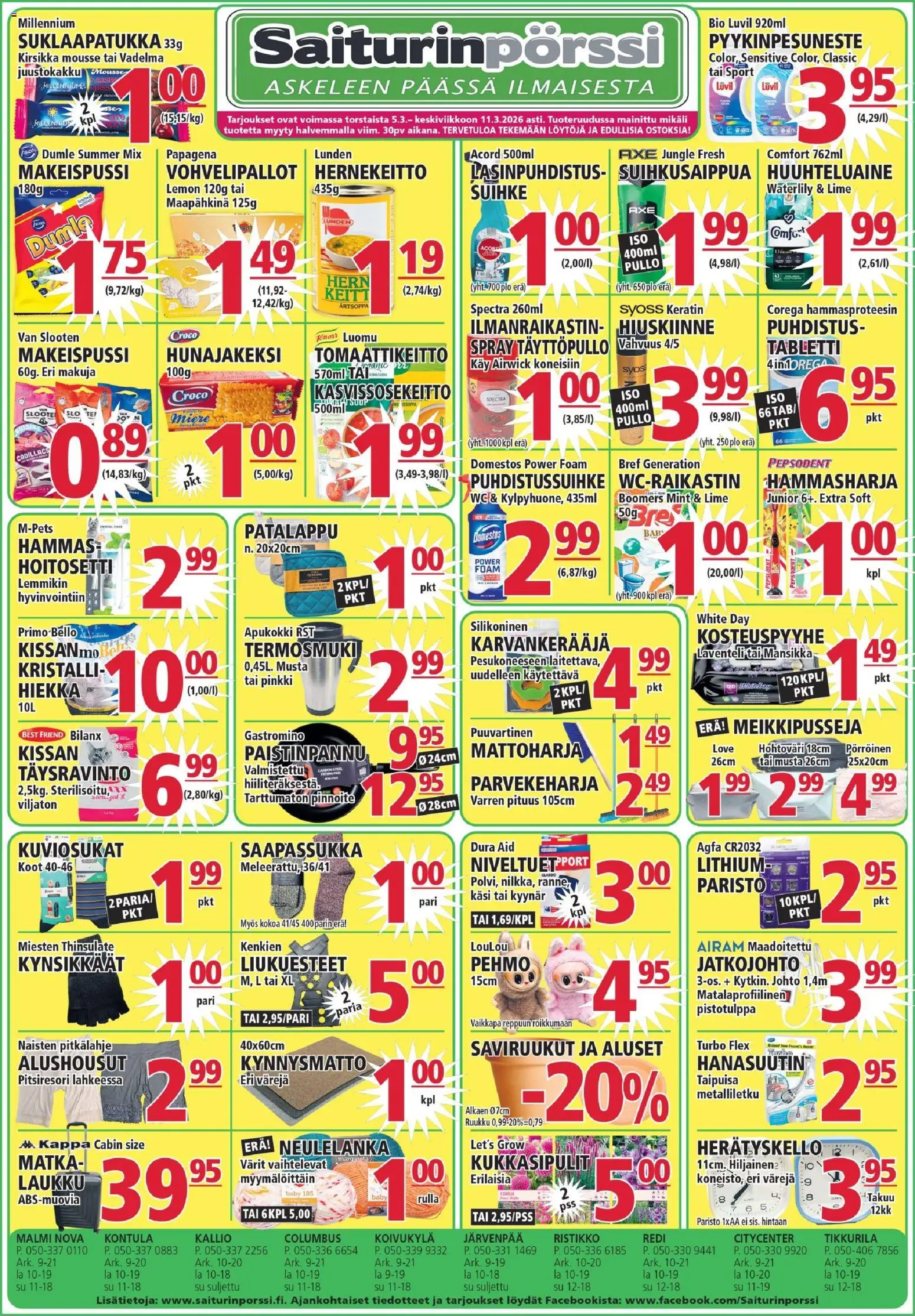 Kaupan Saiturinpörssi Saiturinpörssi tarjoukset esikatselu, voimassa 05/03/2026