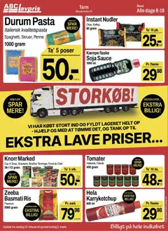 Eksempel på tilbudsavis Tarm fra butik Abc Lavpris gyldig fra 25/02/2026