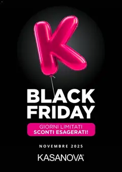 Anteprima dell'opuscolo Black Friday dal negozio Kasanova valido da 11/11/2025