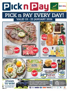 Preview of Pick n Pay flyer valid from 19/01/2026