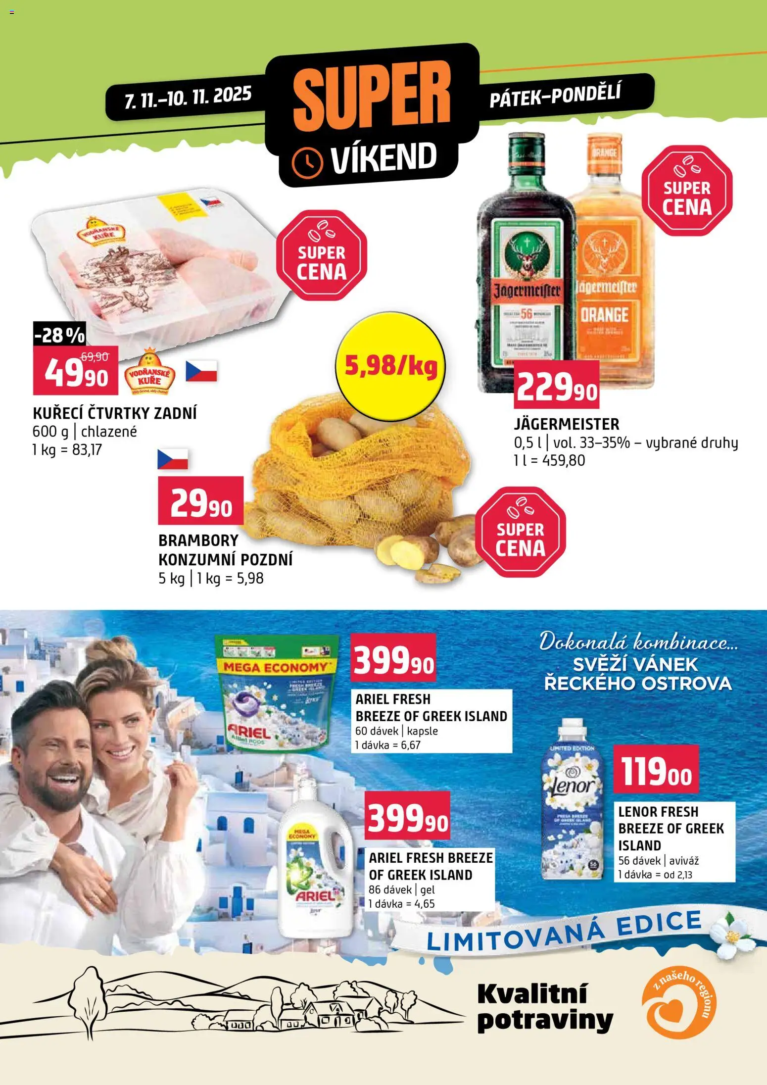 Náhled nabídky: Terno Super víkend platný od 07.11.2025