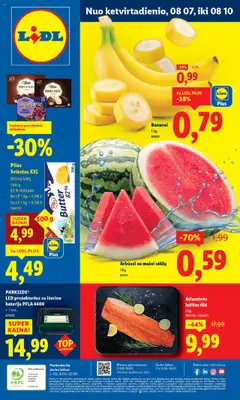 LIDL parduotuvės leidinio Leidinys galiojančio nuo 2025.08.07 peržiūra